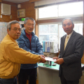 東総学園地域貢献活動 かとり学友会「ふるさとフェスタさわら」での収益金を香取市社会福祉協議会へ寄附の写真
